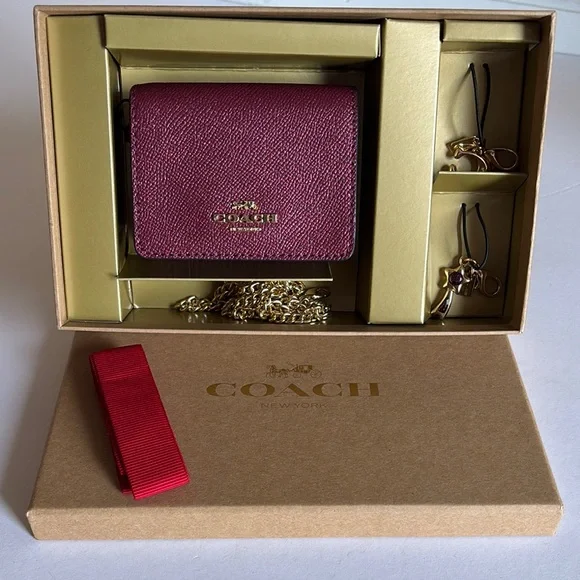 Coach Mini Wallet On A Chain - Picture 6 of 14